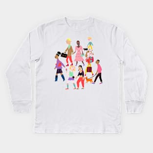 Crowd Kids Long Sleeve T-Shirt